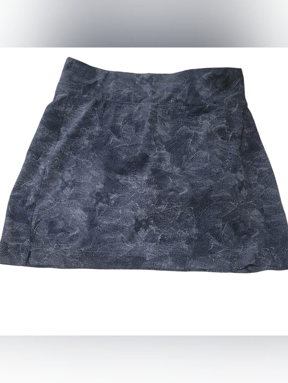 Cloudveil Women's Grey/Black Patterned A-Line Activewear Mini Skort Size M